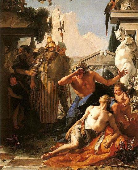 Giovanni Battista Tiepolo Death of Hyacinth. Norge oil painting art